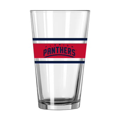 Florida Panthers 16oz Stripe Pint Glass