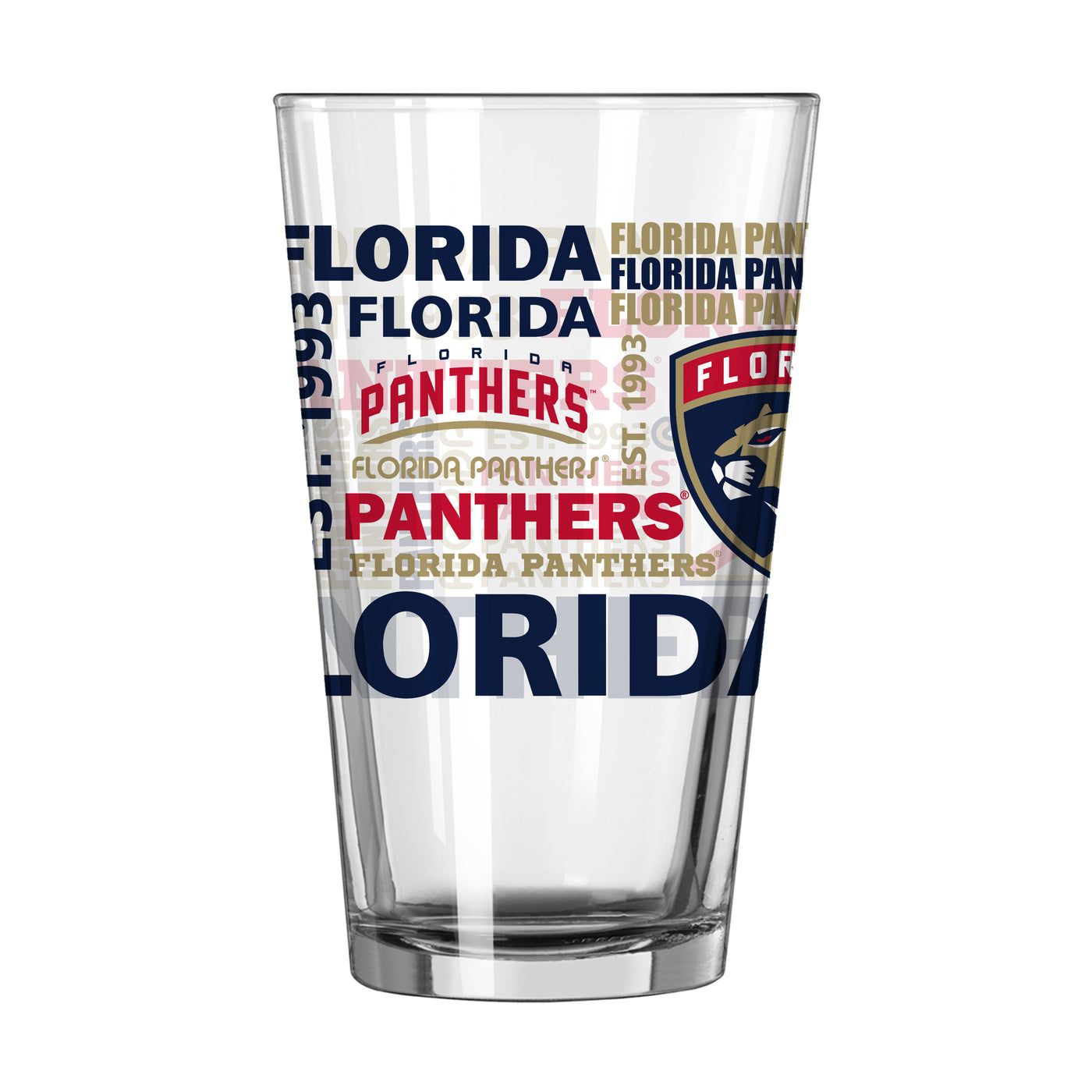 Florida Panthers 16oz Spirit Pint Glass