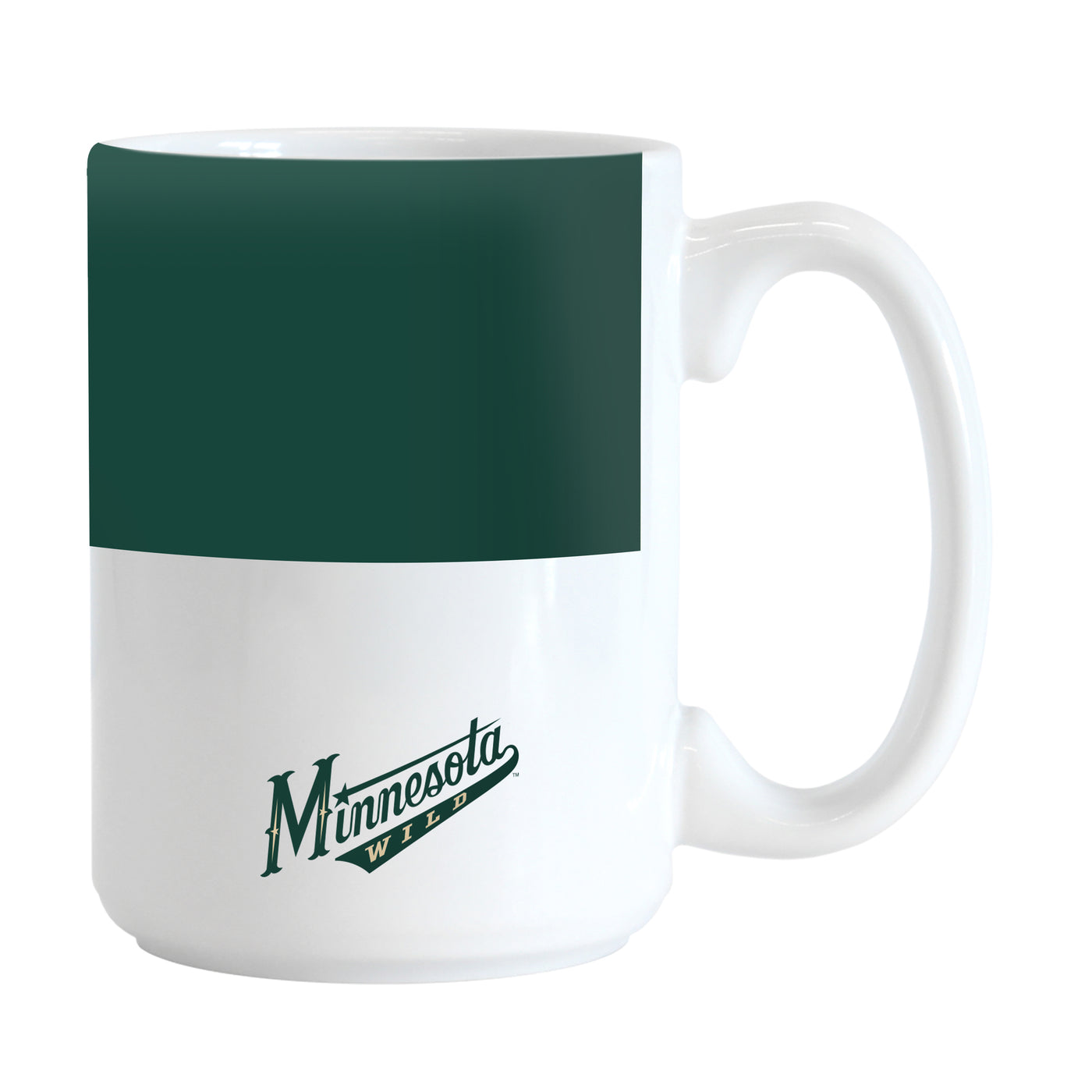 Minnesota Wild Color Block 15 oz Sublimated Mug
