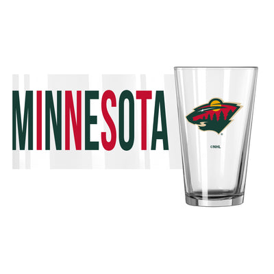 Minnesota Wild 16oz Overtime Pint Glass