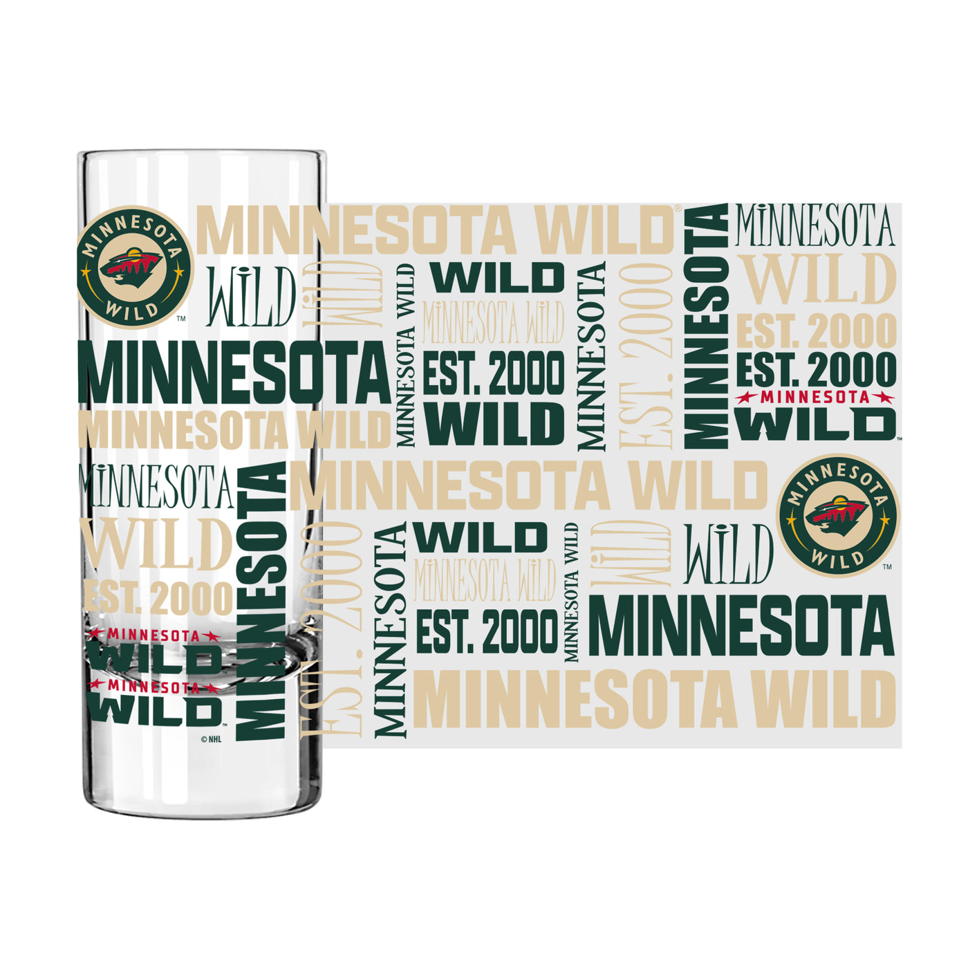 Minnesota Wild 2.5oz Spirit Shooter