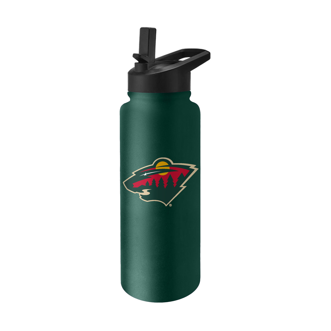 Minnesota Wild 34oz Logo Quencher Bottle