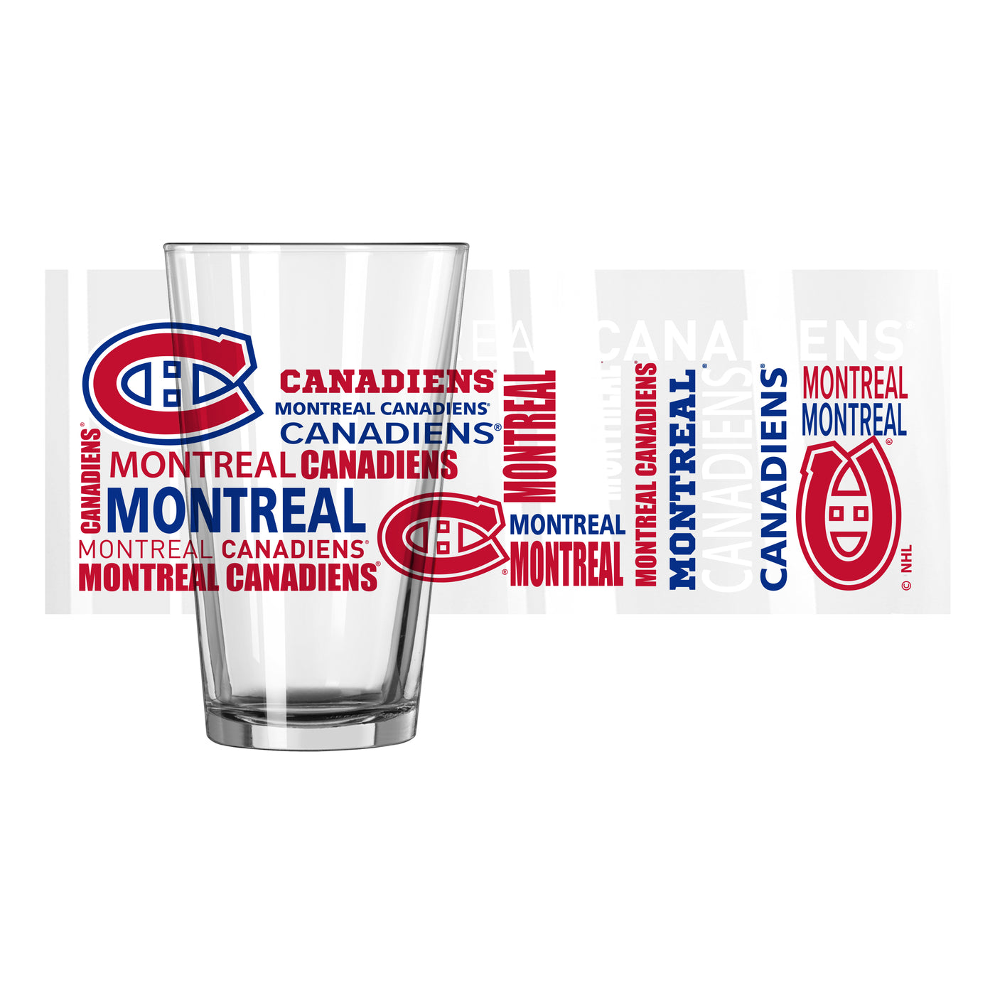 Montreal Canadiens 16oz Spirit Pint Glass