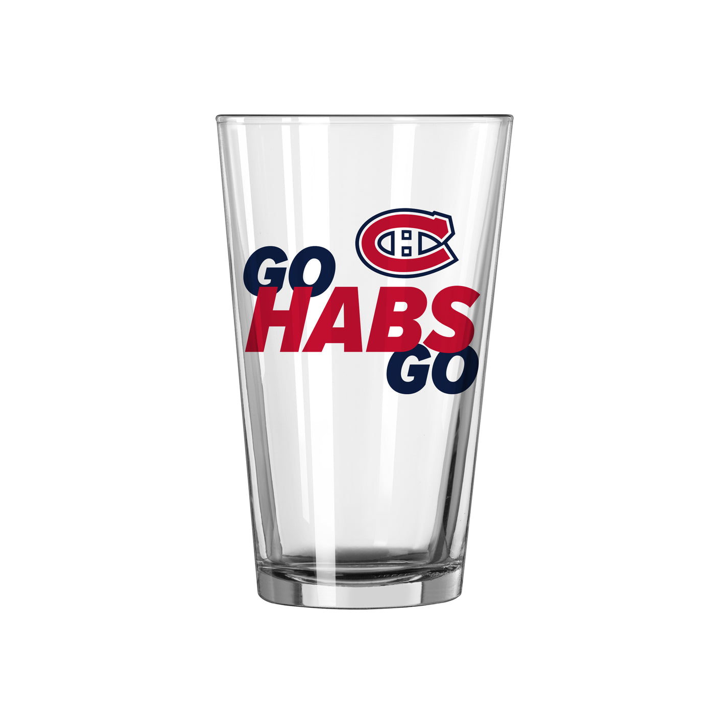 Montreal Canadiens 16oz Slogan Pint Glass