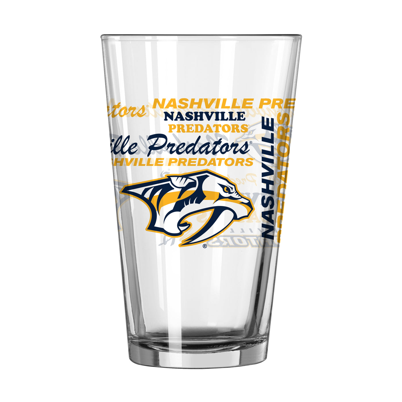 Nashville Predators 16oz Spirit Pint Glass