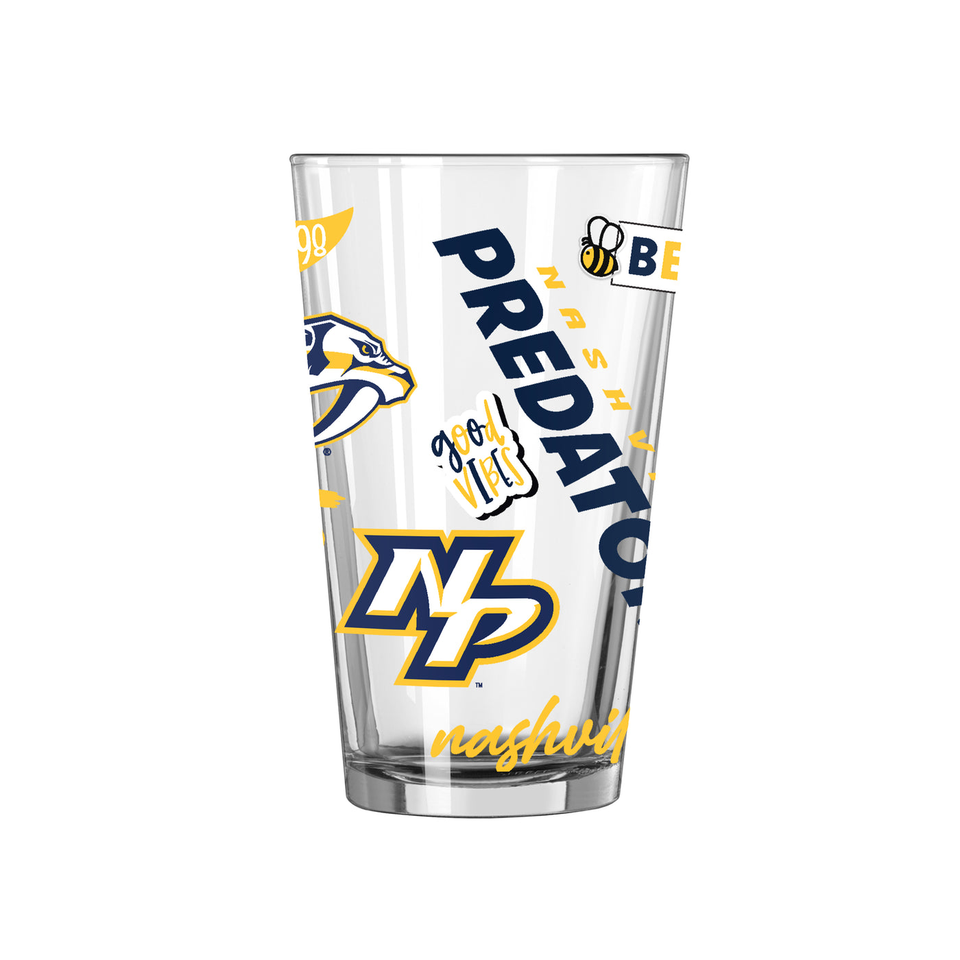 Nashville Predators 16oz Native Pint Glass