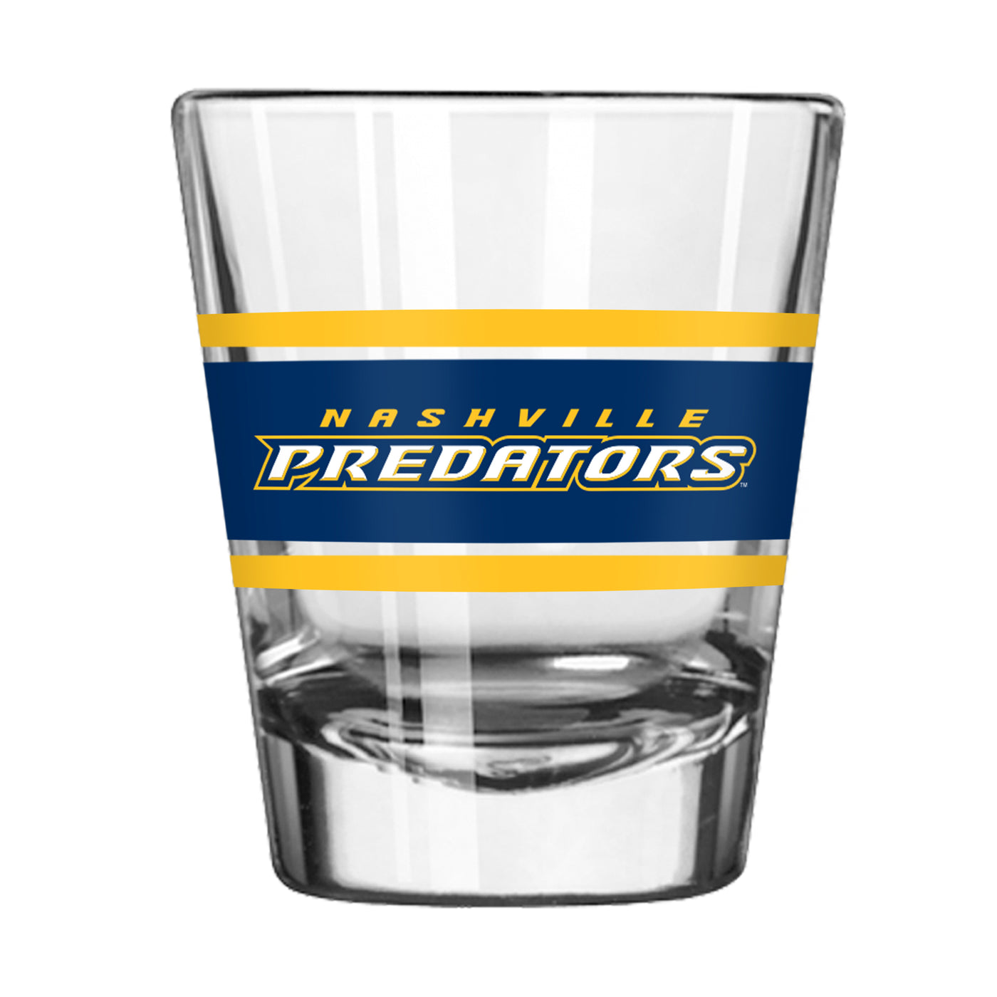 Nashville Predators 2oz Stripe Shot Glass