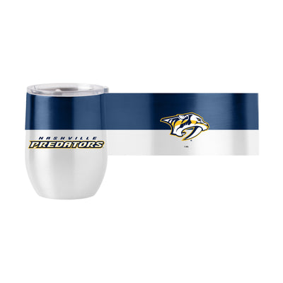 Nashville Predators 16oz Colorblock Stainless Curved Beverage - Logo Brands