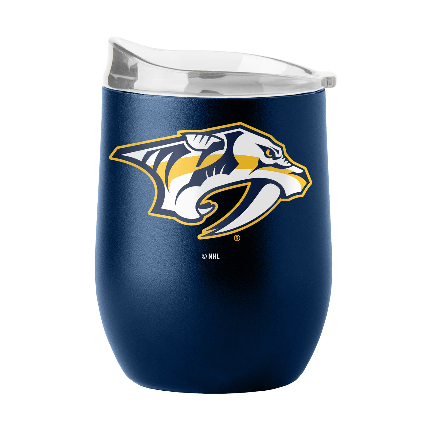 Nashville Predators 16oz Flipside Powder Coat Curved Bev