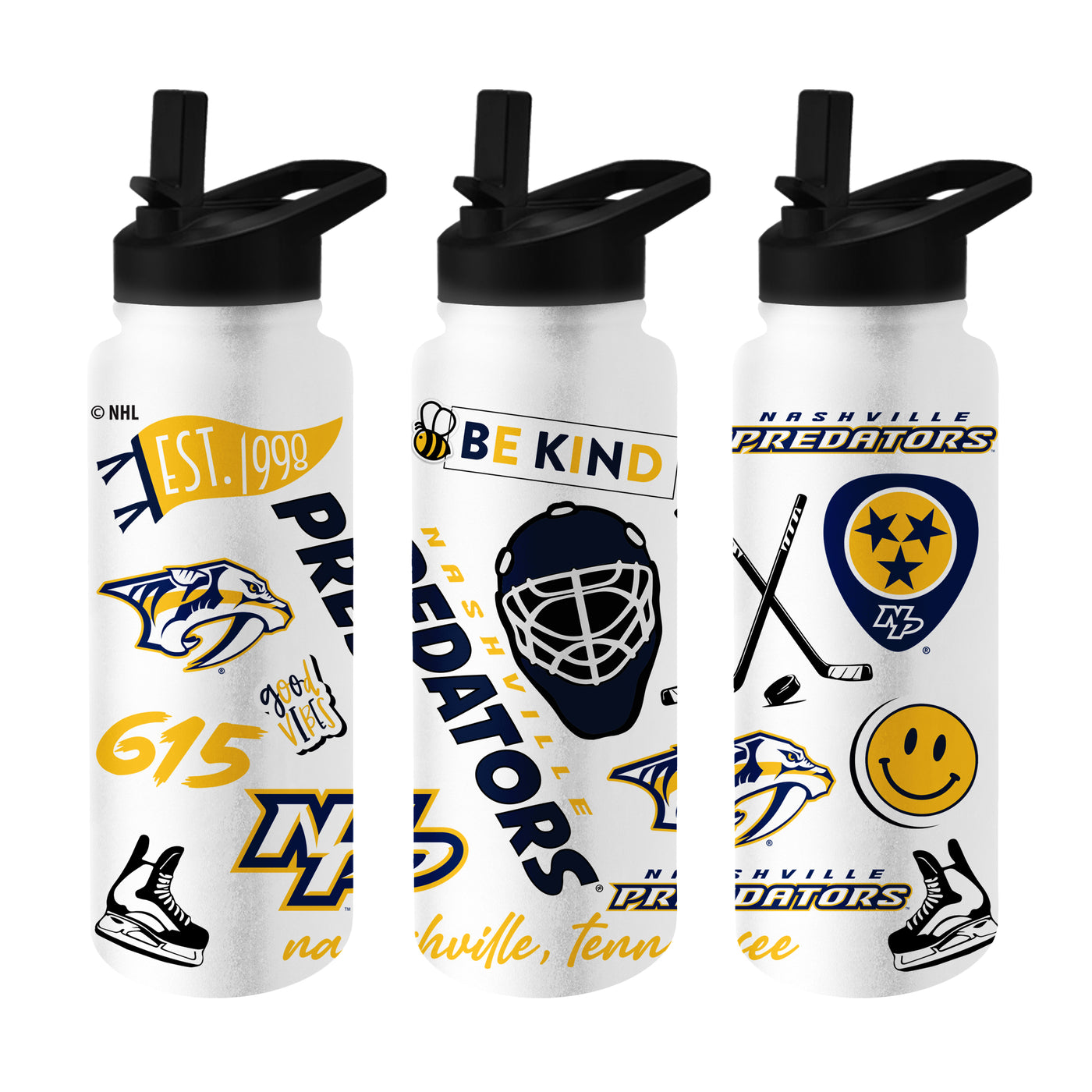 Nashville Predators 34oz Native Quencher Bottle