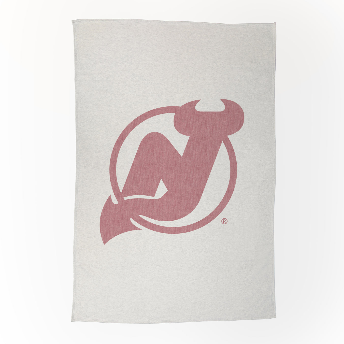 New Jersey Devils Oversized Logo Sublimated Sweatshirt Blanket