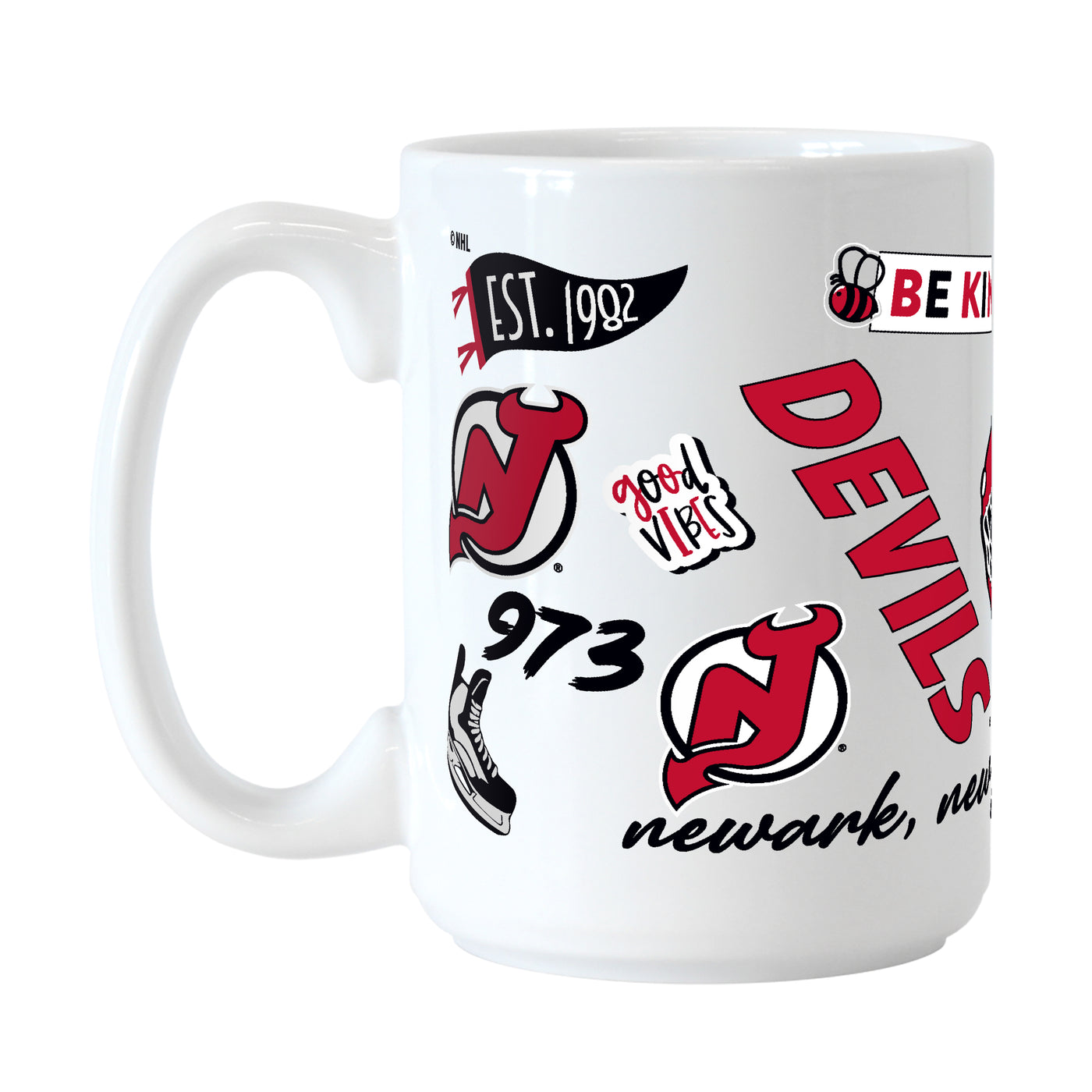 New Jersey Devils 15oz Native Sublimated Mug