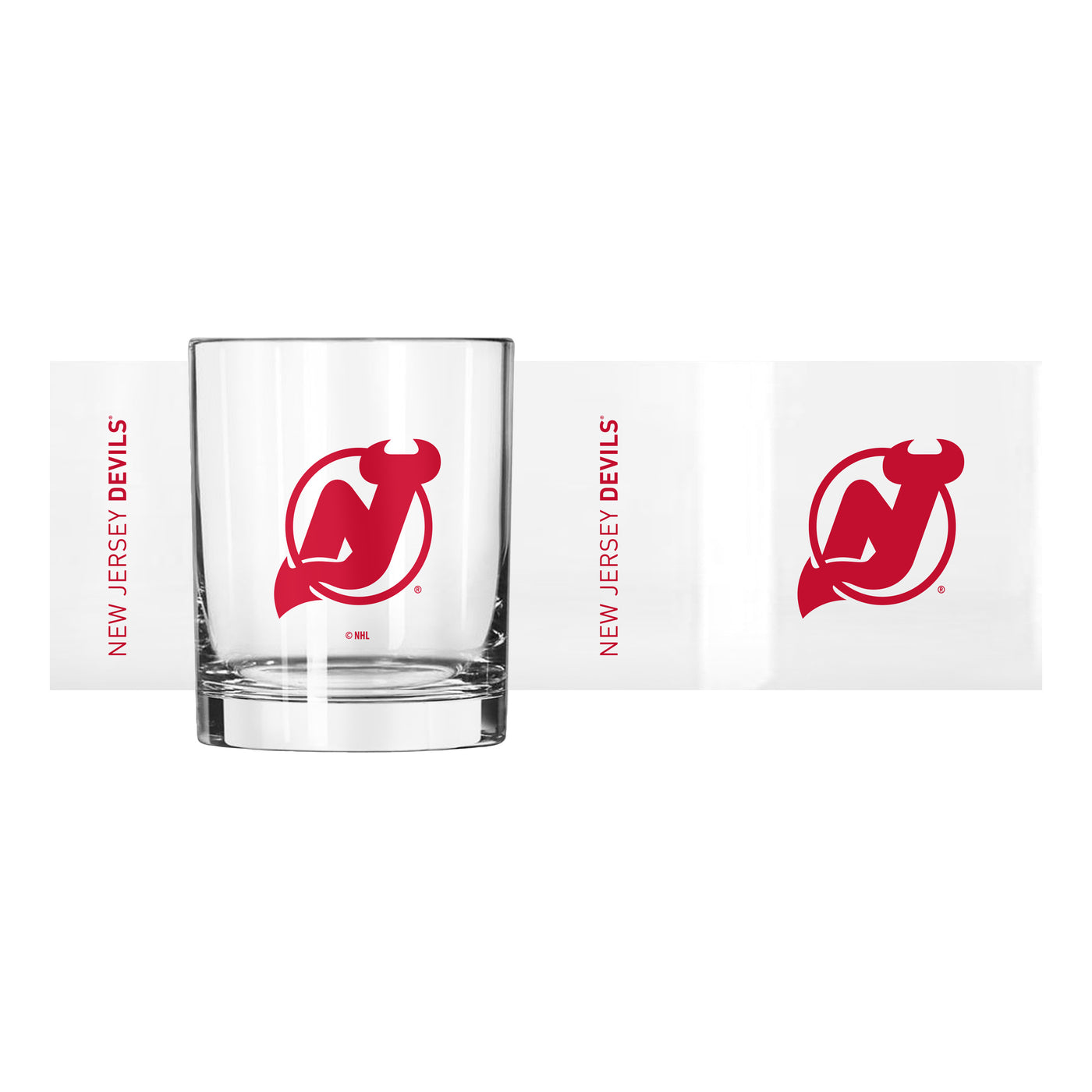 New Jersey Devils 14oz Gameday Rocks Glass