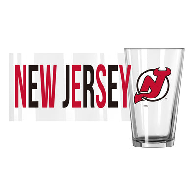 New Jersey Devils 16oz Overtime Pint Glass