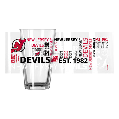 New Jersey Devils 16oz Spirit Pint Glass