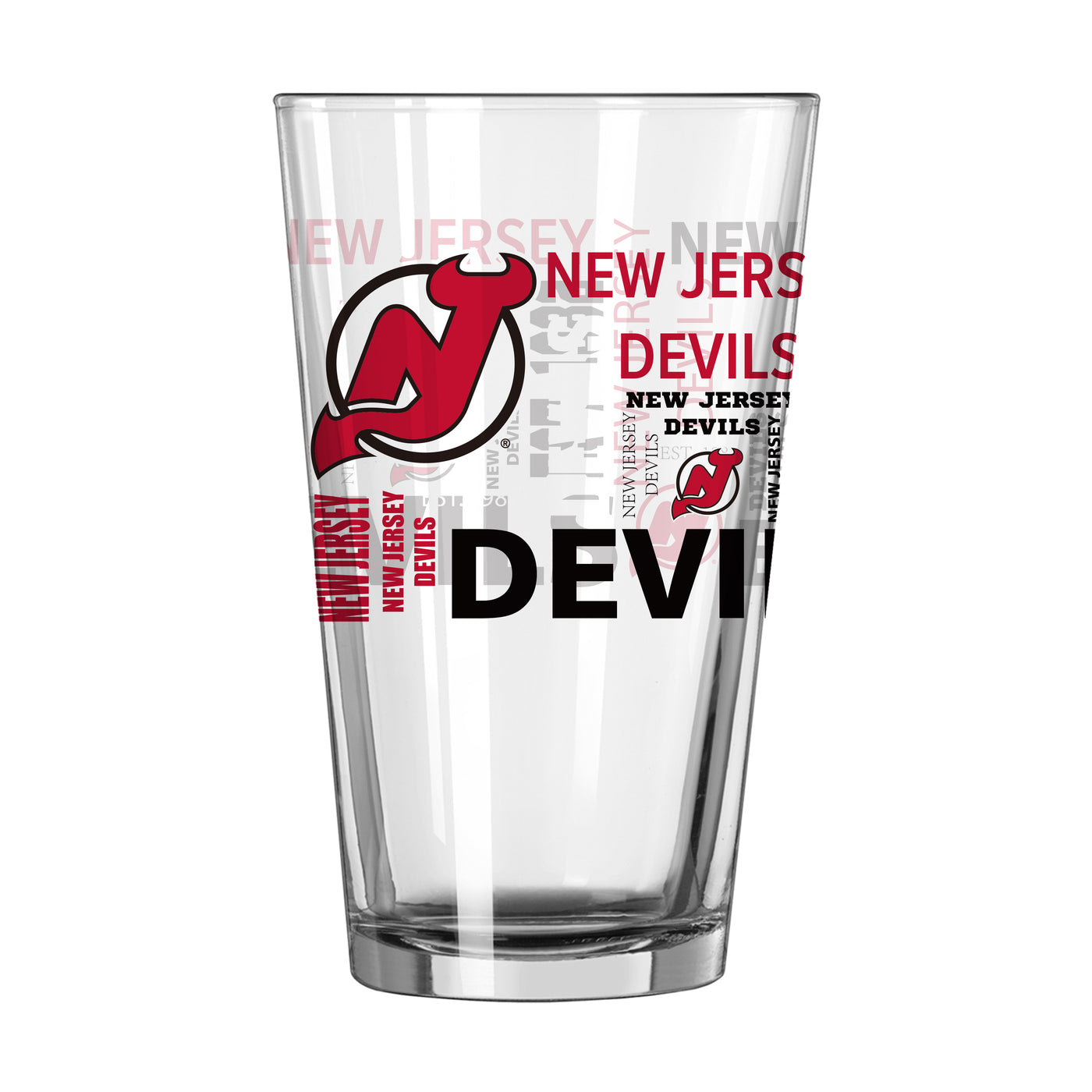 New Jersey Devils 16oz Spirit Pint Glass