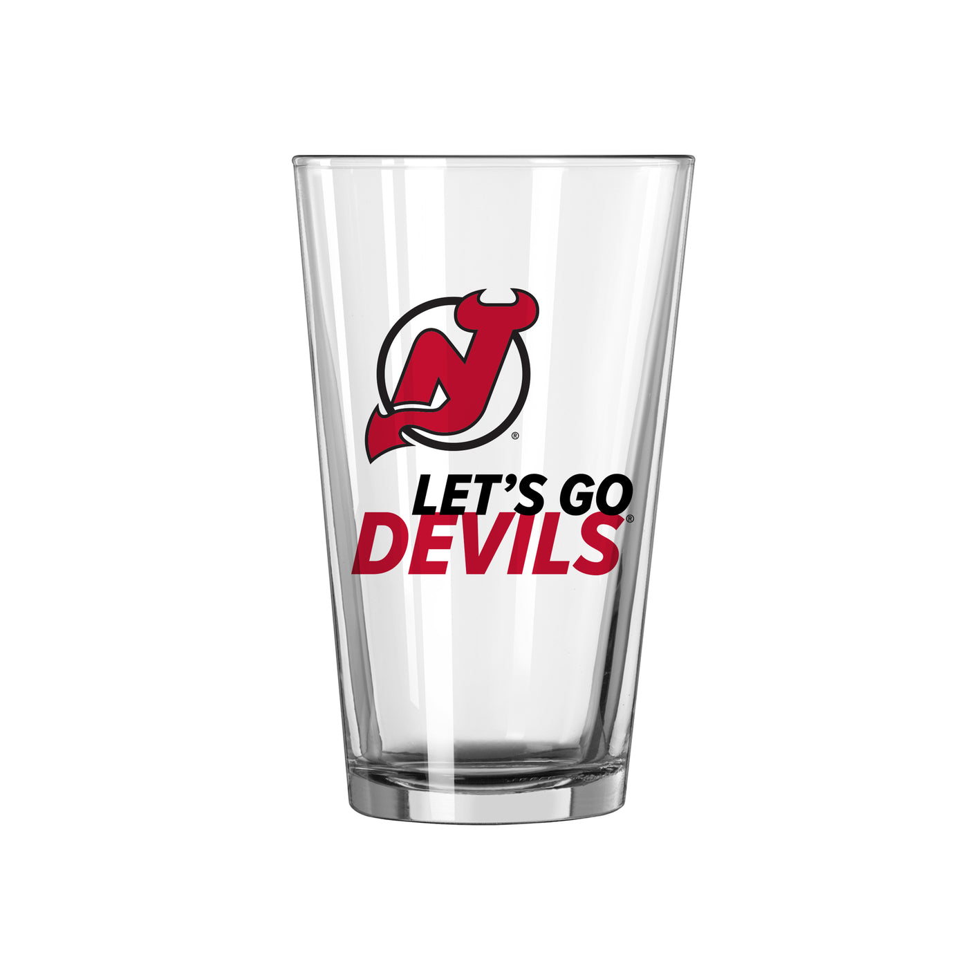 New Jersey Devils 16oz Slogan Pint Glass