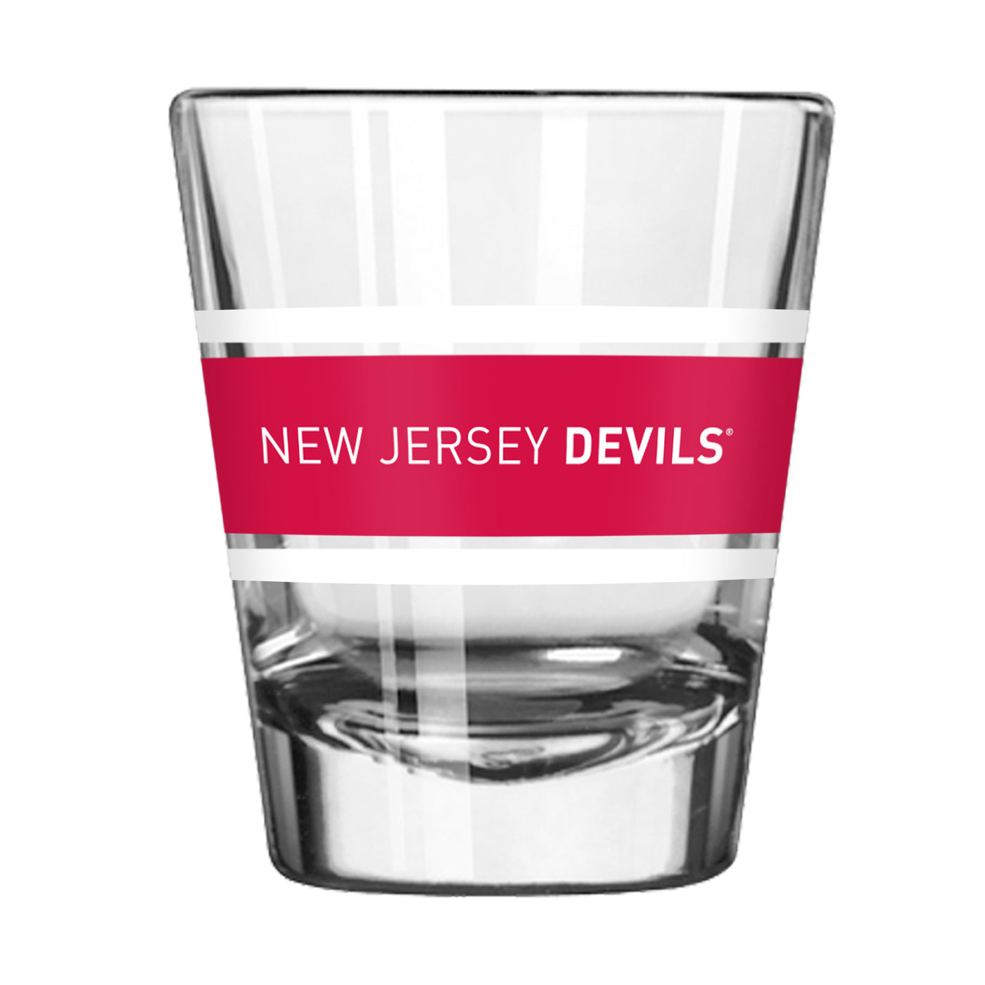 New Jersey Devils 2oz Stripe Shot Glass