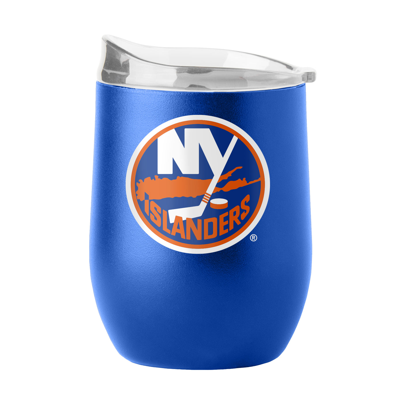 NY Islanders 16oz Flipside Powder Coat Curved Bev