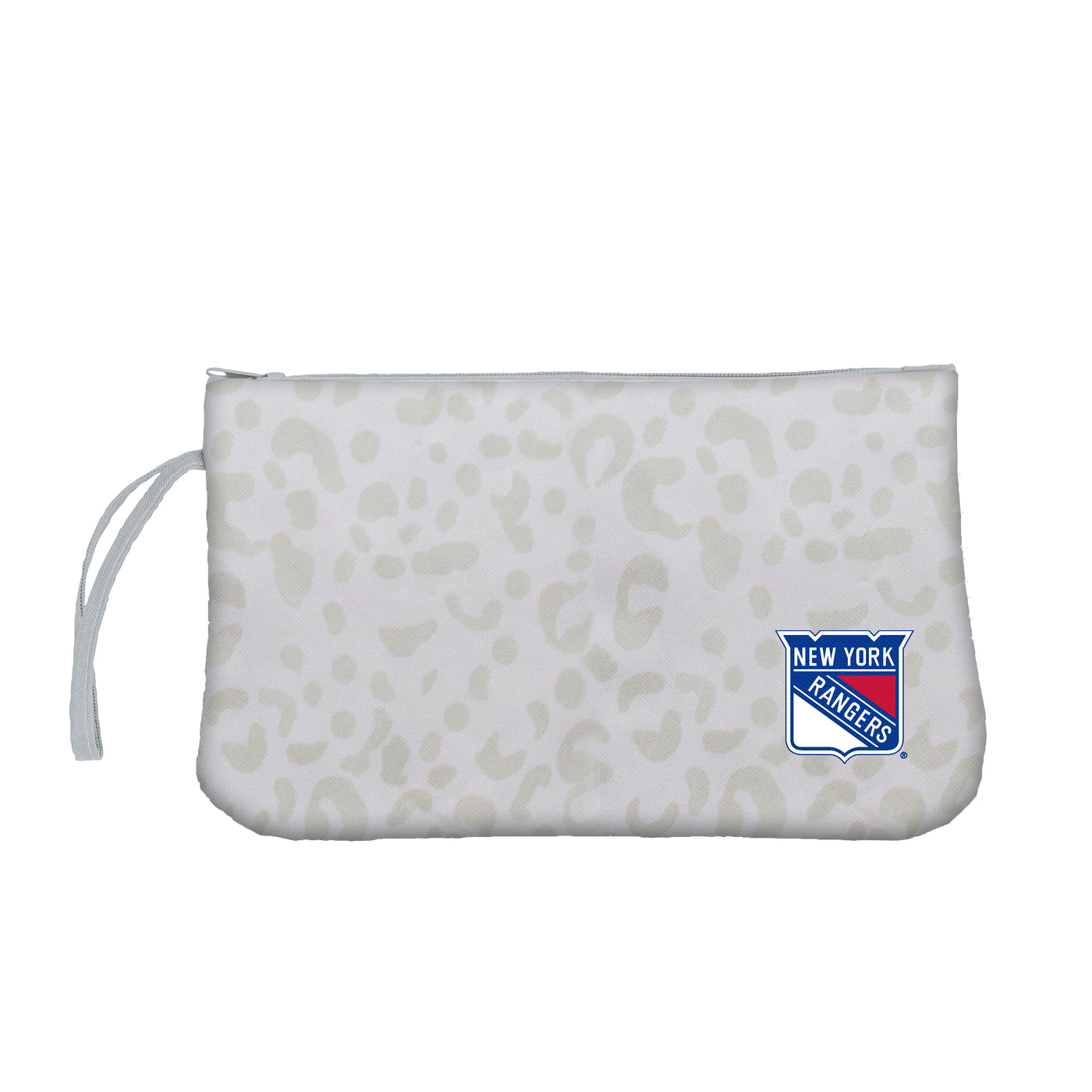 NY Rangers Leopard Print Wristlet