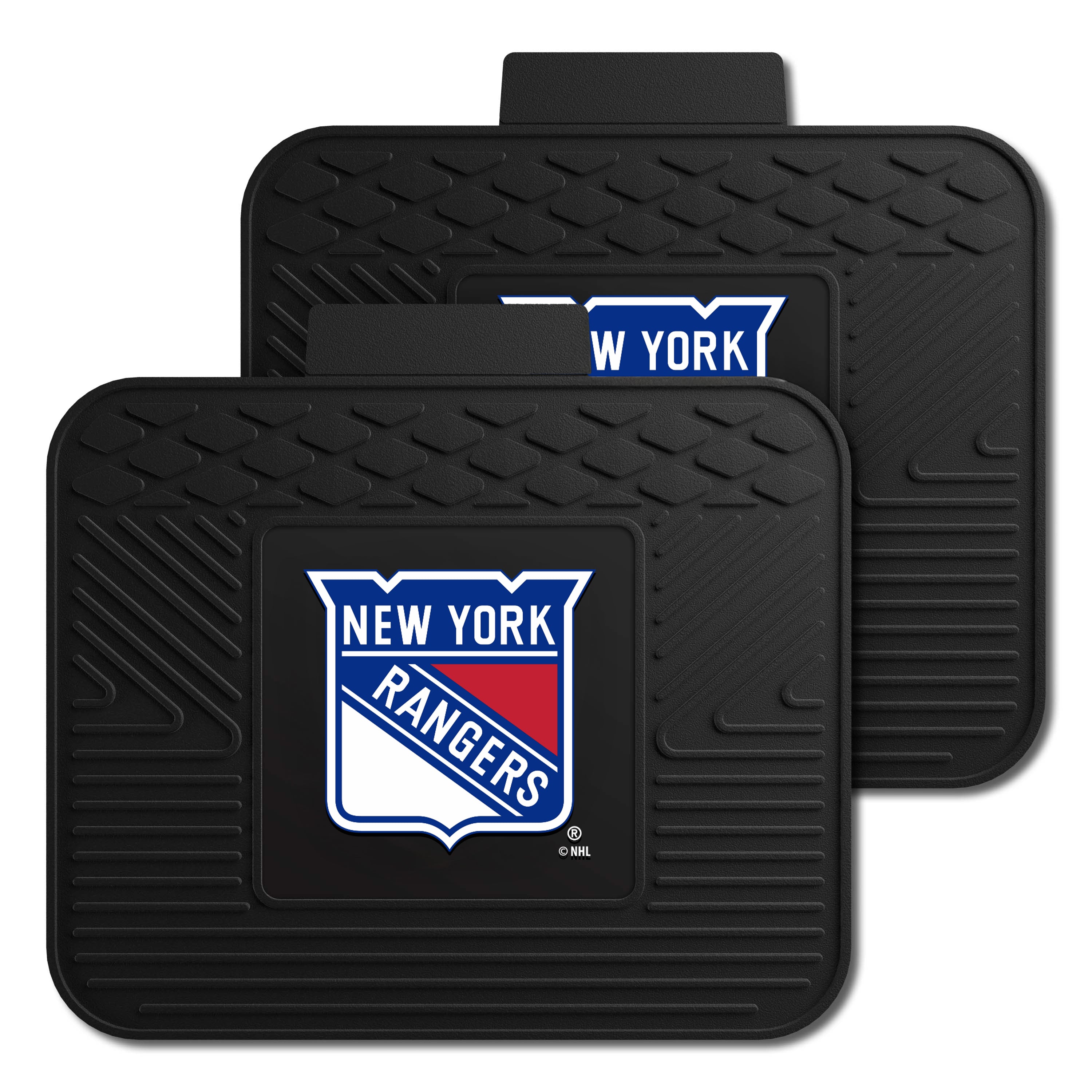 NY Rangers 2pc Car Utility Mat Set 14x17