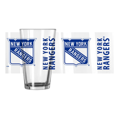 New York Rangers 16oz Gameday Pint Glass