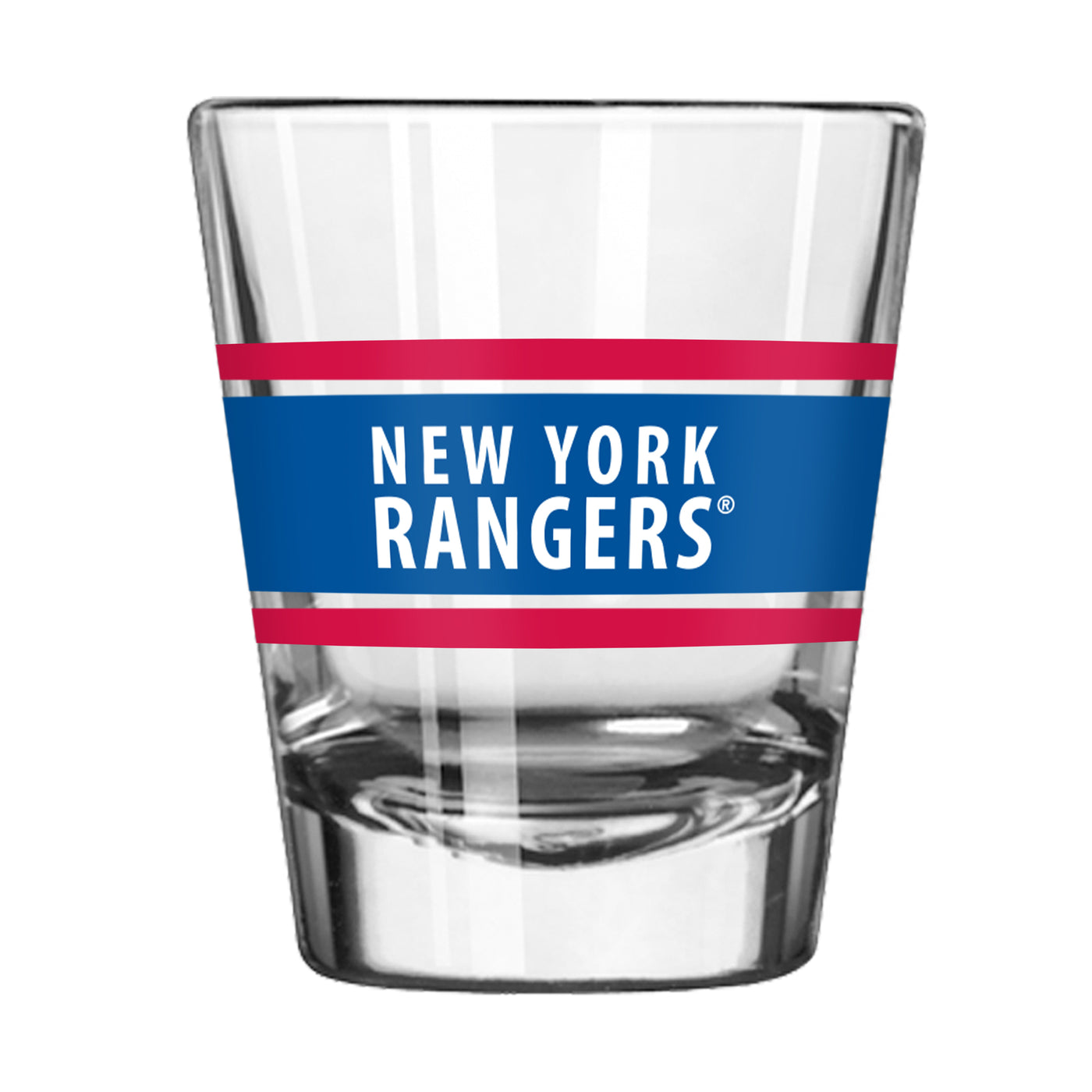 New York Rangers 2oz Stripe Shot Glass