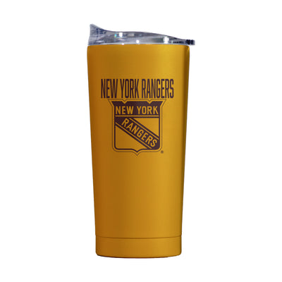 New York Rangers 20oz Huddle Powder Coat Tumbler - Logo Brands