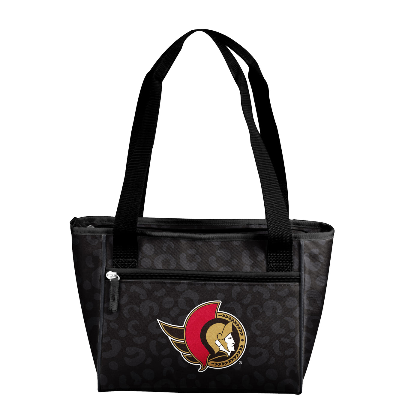 Ottawa Senators Leopard Print 16 Can Cooler Tote