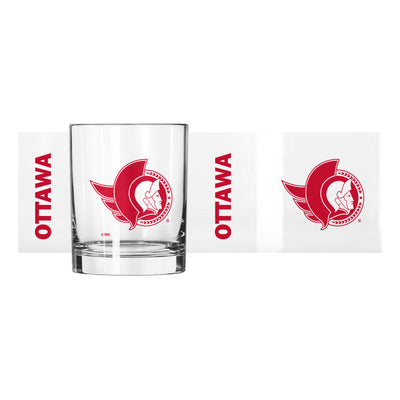 Ottawa Senators 14oz Gameday Rocks Glass