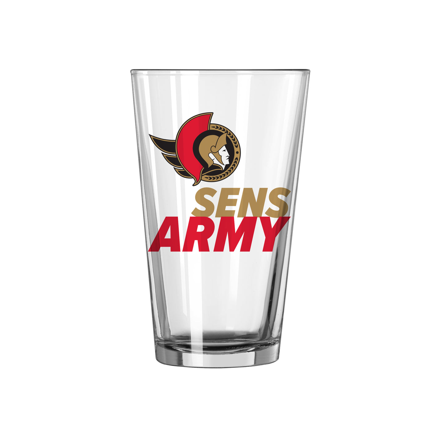 Ottawa Senators 16oz Slogan Pint Glass