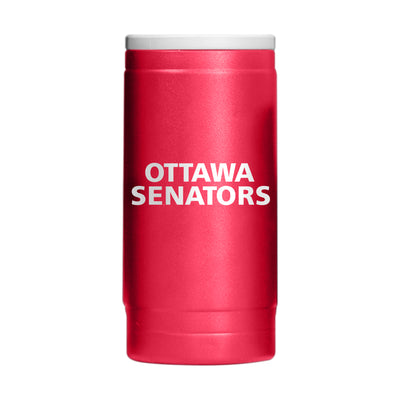 Ottawa Senators 12oz Flipside Powder Coat Slim Can Coolie - Logo Brands
