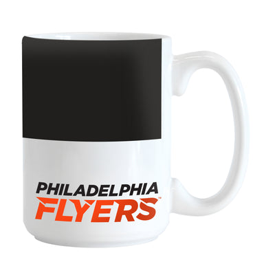 Philadelphia Flyers Color Block 15 oz Sublimated Mug
