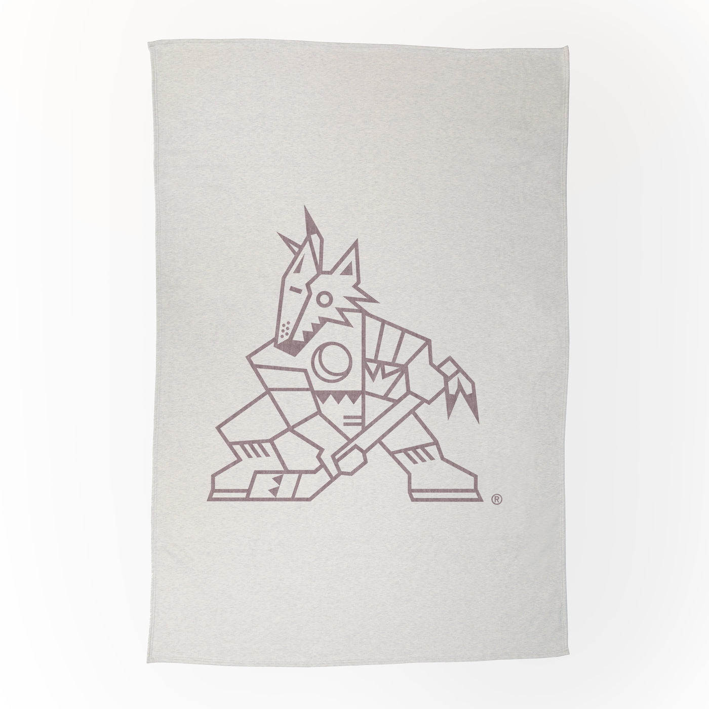 Arizona Coyotes Oversized Logo Sublimated Sweatshirt Blanket