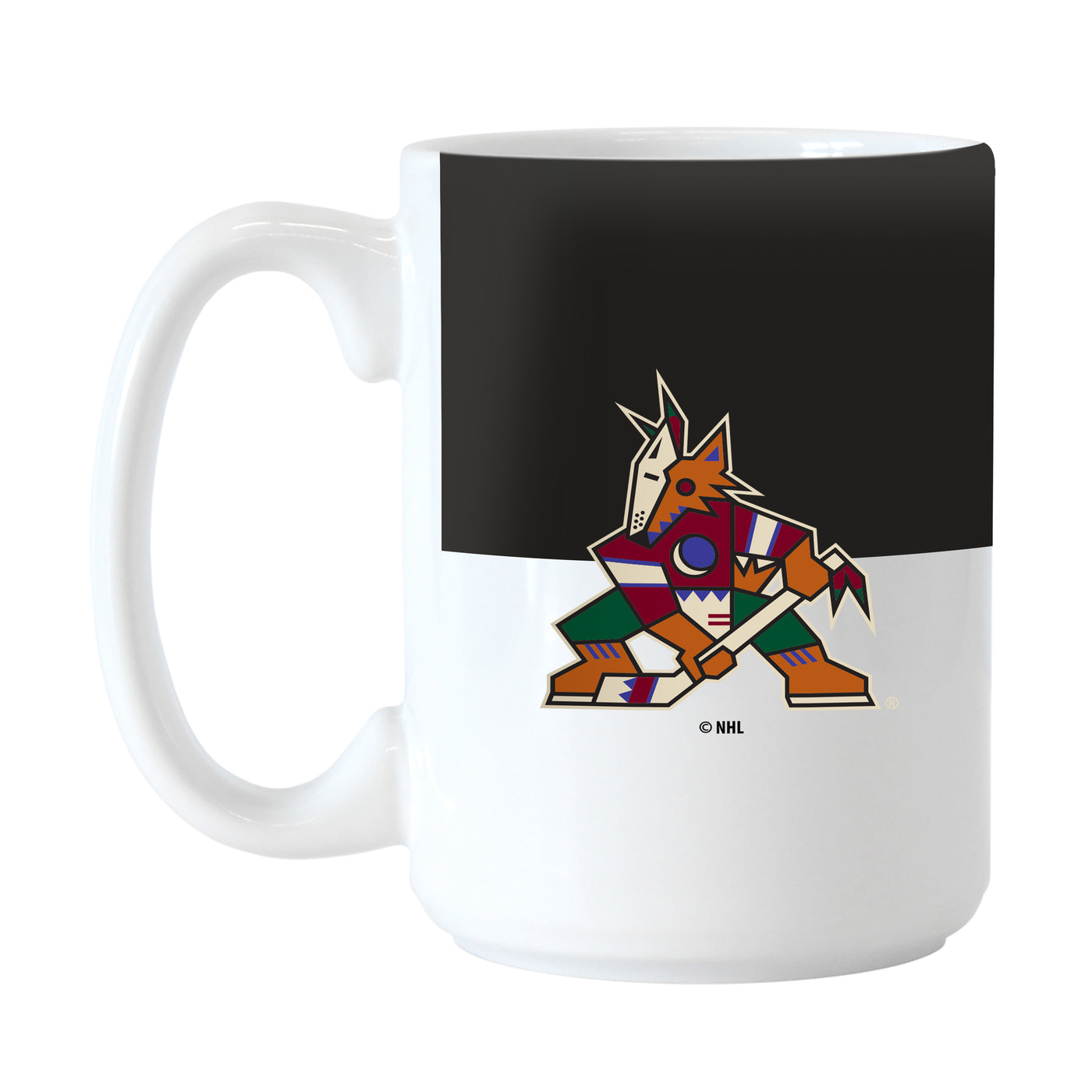 Arizona Coyotes Color Block 15 oz Sublimated Mug