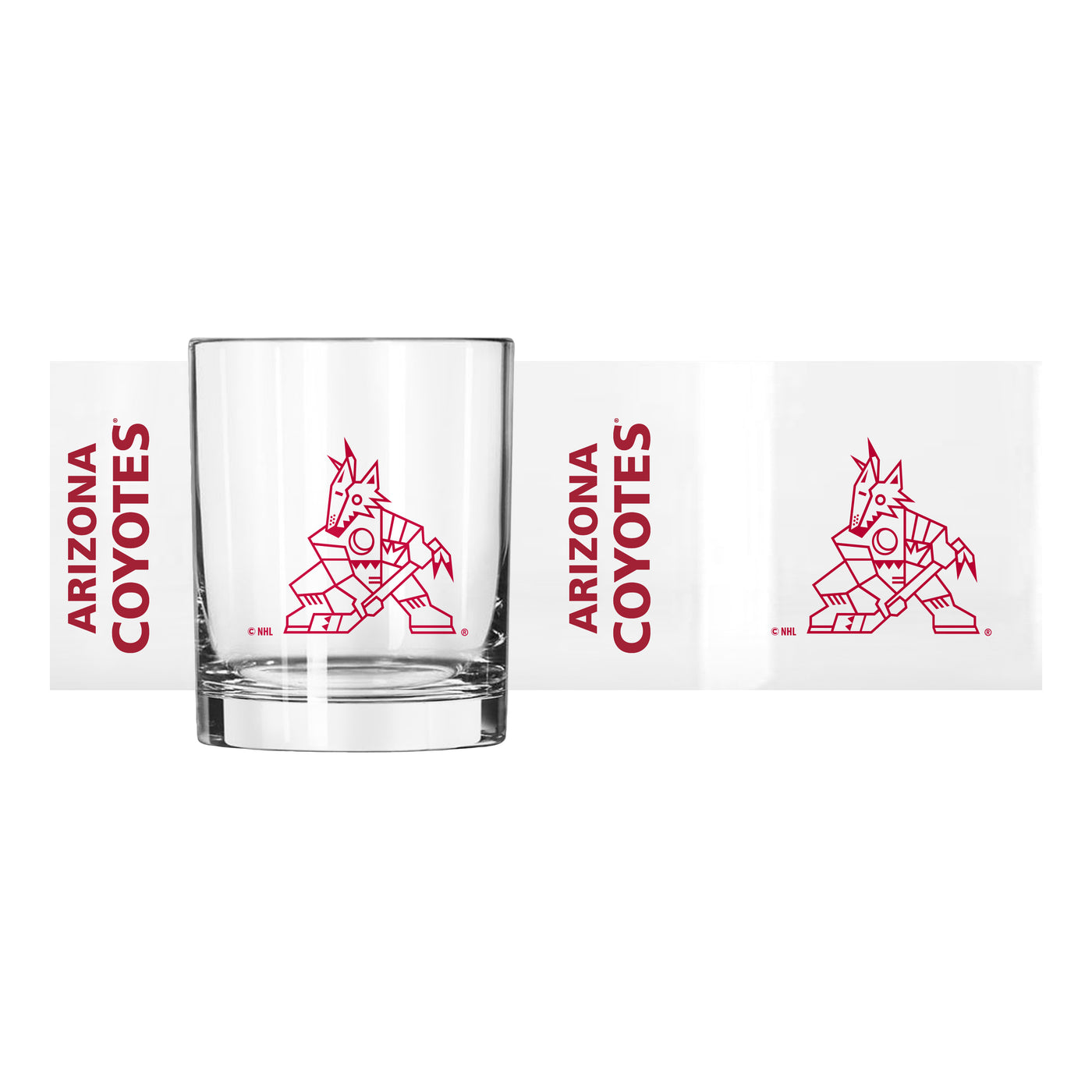 Arizona Coyotes 14oz Gameday Rocks Glass