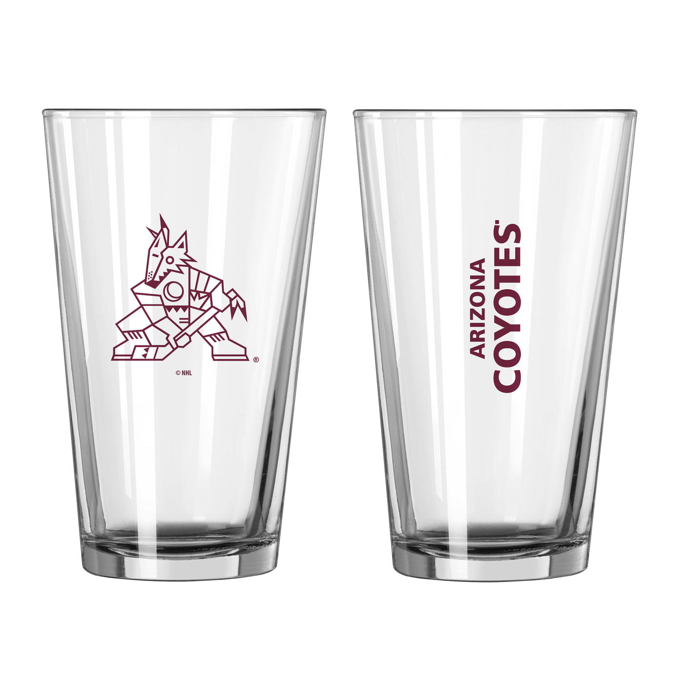 Arizona Coyotes 16oz Gameday Pint Glass