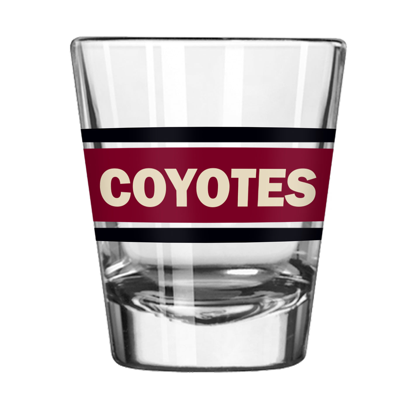 Arizona Coyotes 2oz Stripe Shot Glass