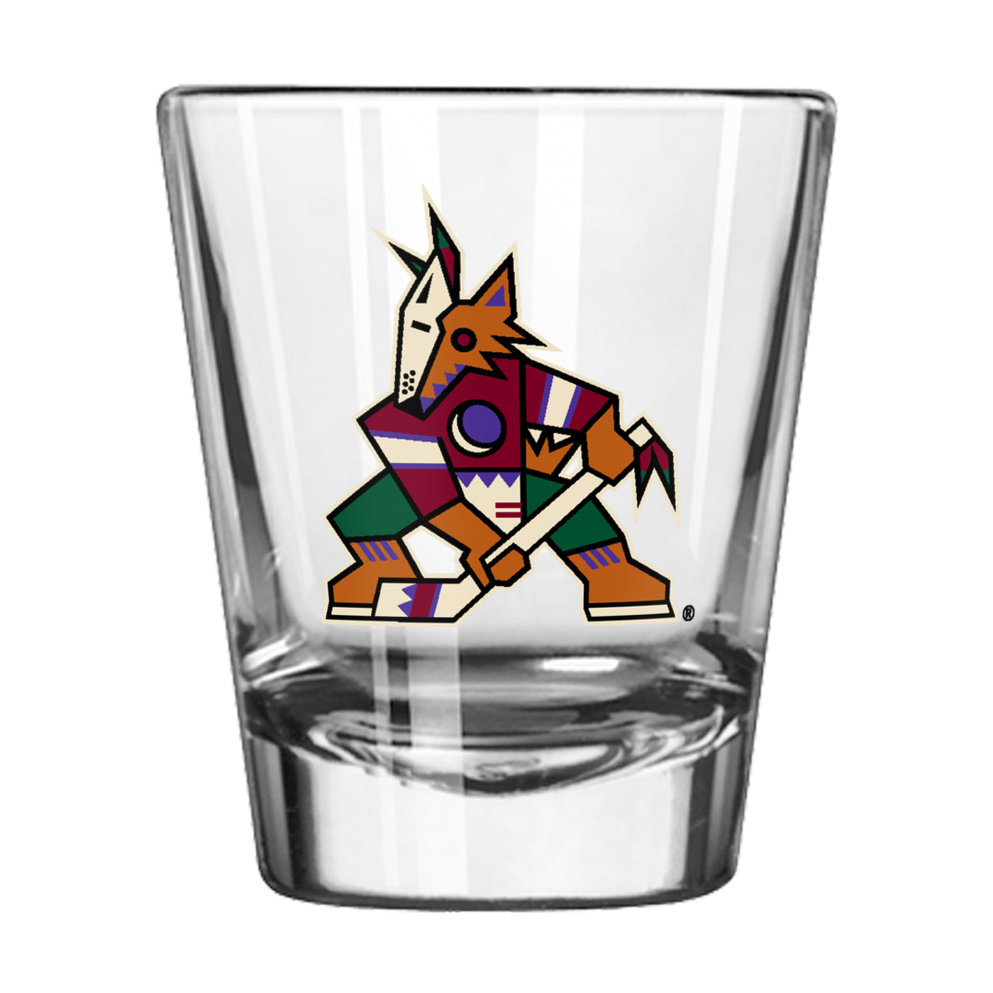 Arizona Coyotes 2oz Letterman Shot Glass