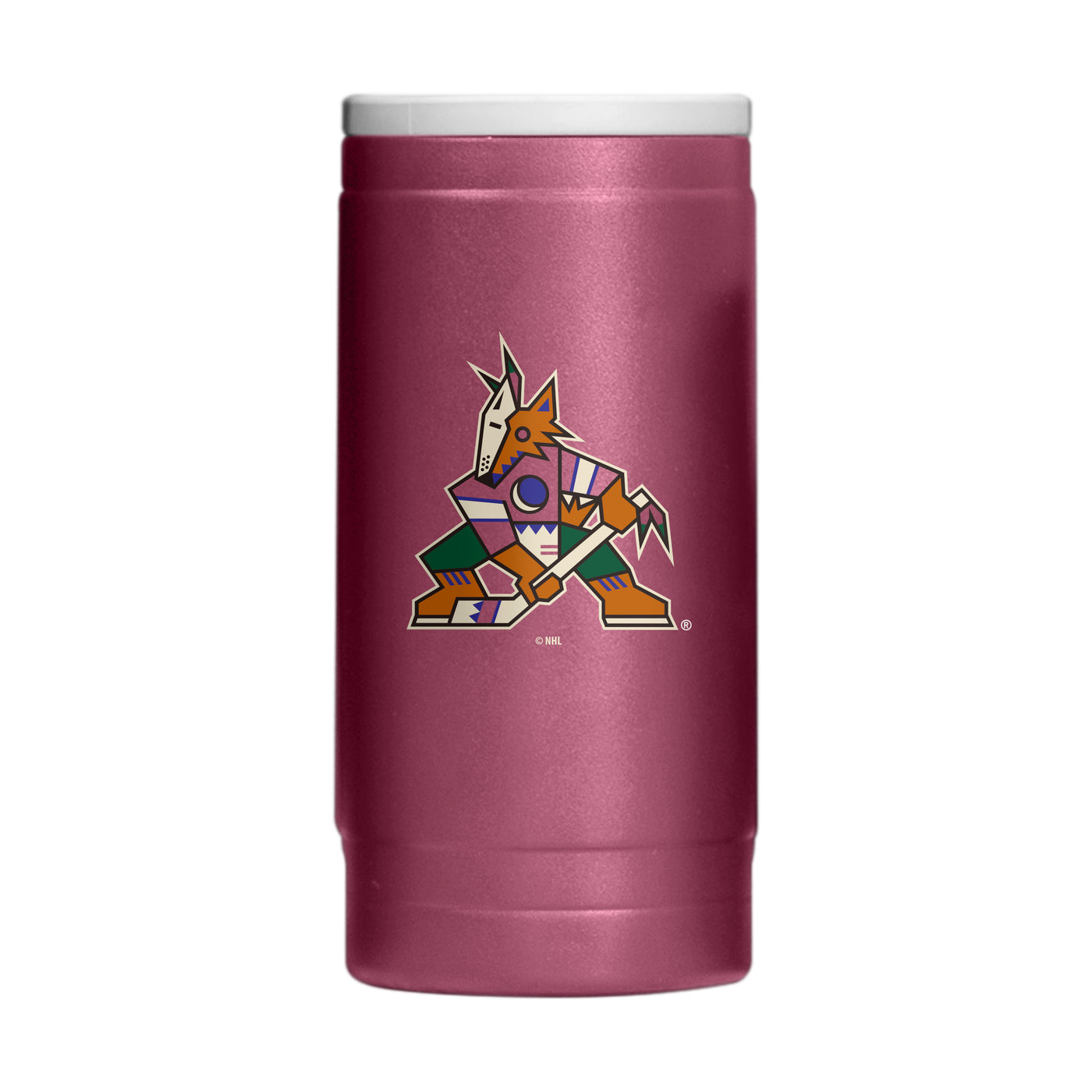 Arizona Coyotes 12oz Flipside Powder Coat Slim Can Coolie - Logo Brands