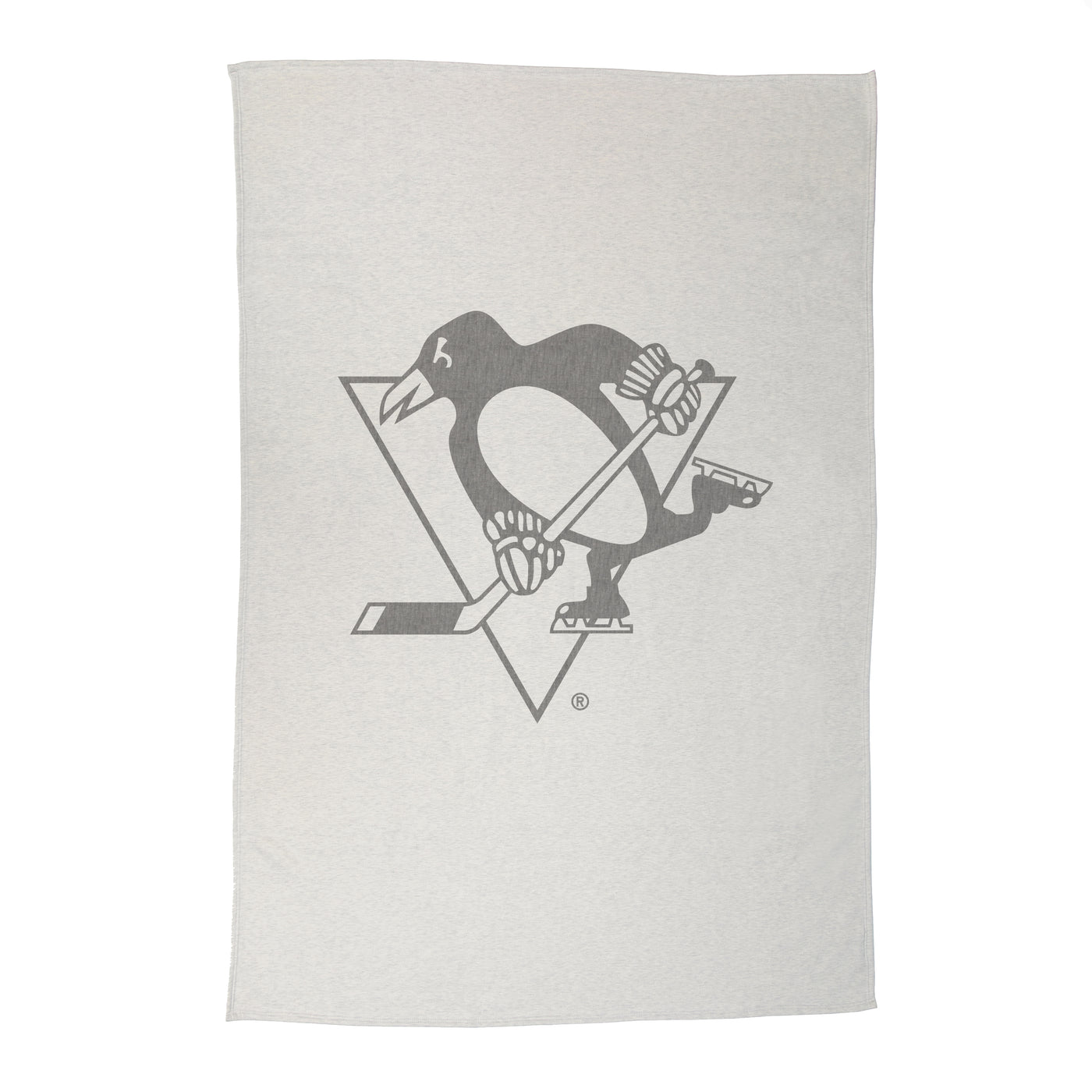 Pittsburgh Penguins Oversized Logo Sublimated Sweatshirt Blanket