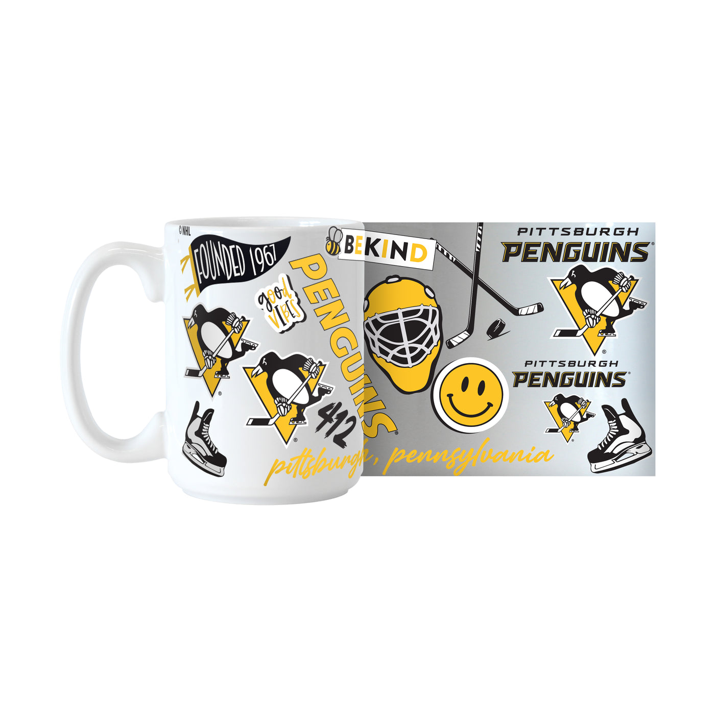 Pittsburgh Penguins 15oz Native Sublimated Mug