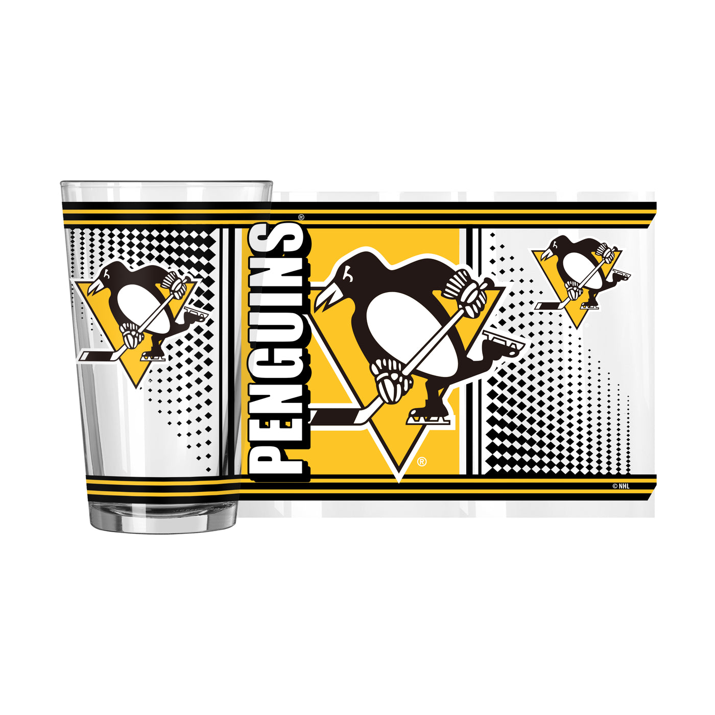 Pittsburgh Penguins 16oz Hero Pint Glass