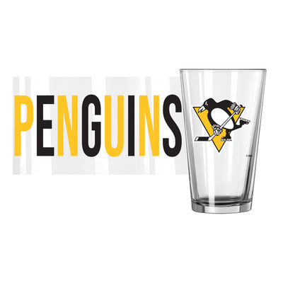 Pittsburgh Penguins 16oz Overtime Pint Glass
