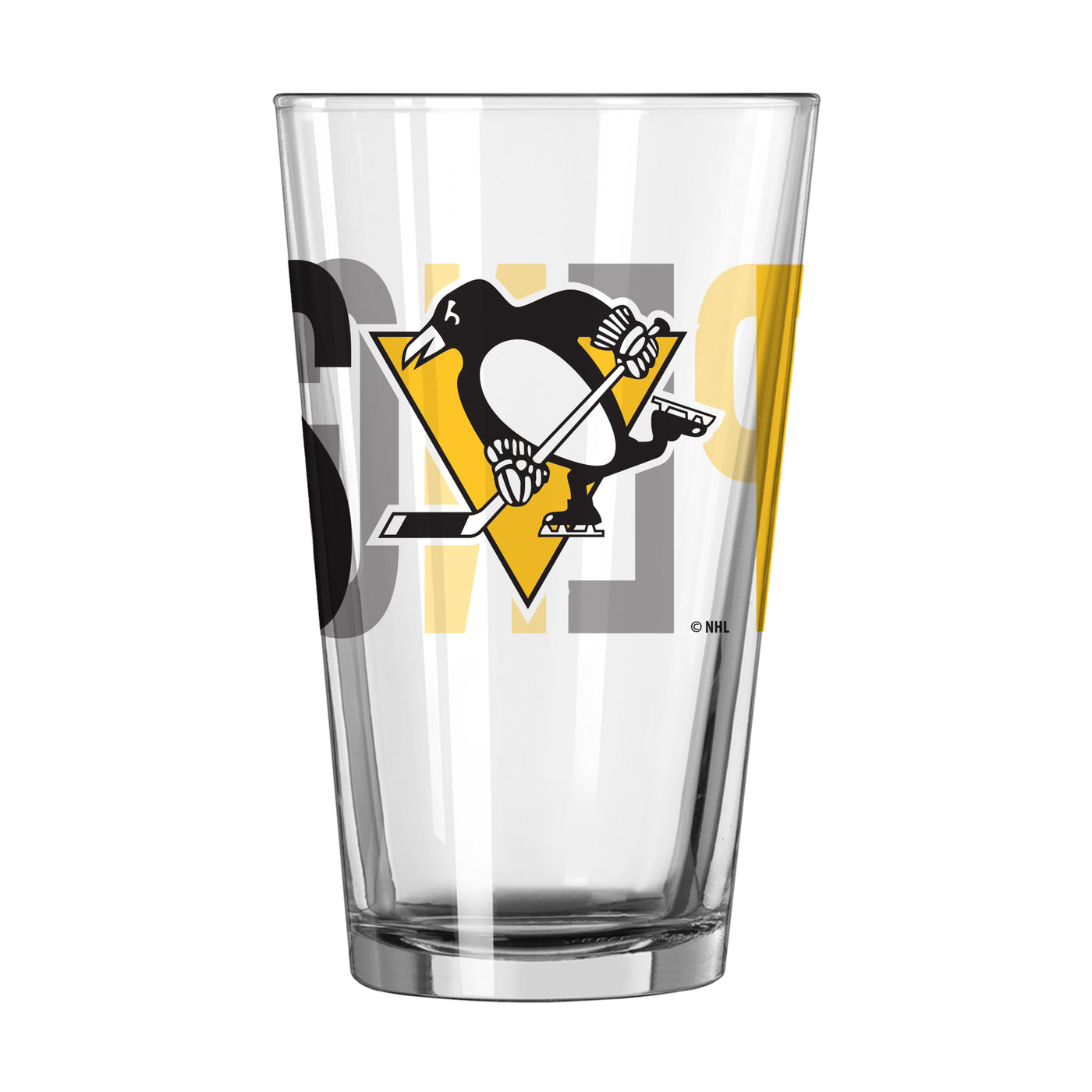 Pittsburgh Penguins 16oz Overtime Pint Glass