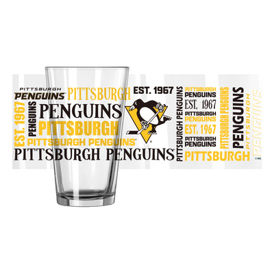 Pittsburgh Penguins 16oz Spirit Pint Glass