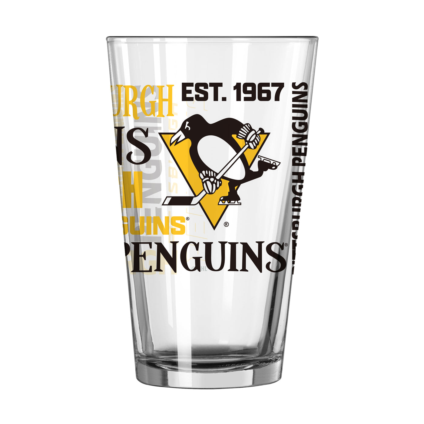 Pittsburgh Penguins 16oz Spirit Pint Glass