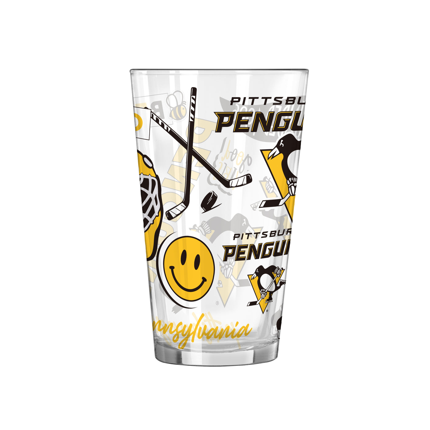 Pittsburgh Penguins 16oz Native Pint Glass