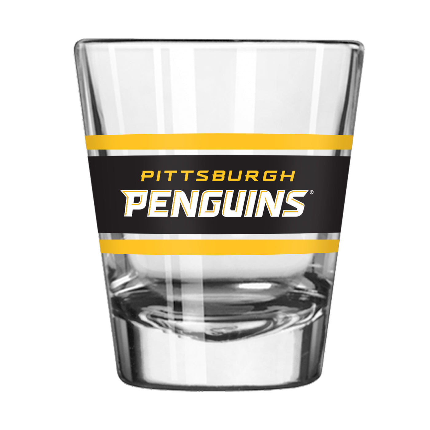Pittsburgh Penguins 2oz Stripe Shot Glass