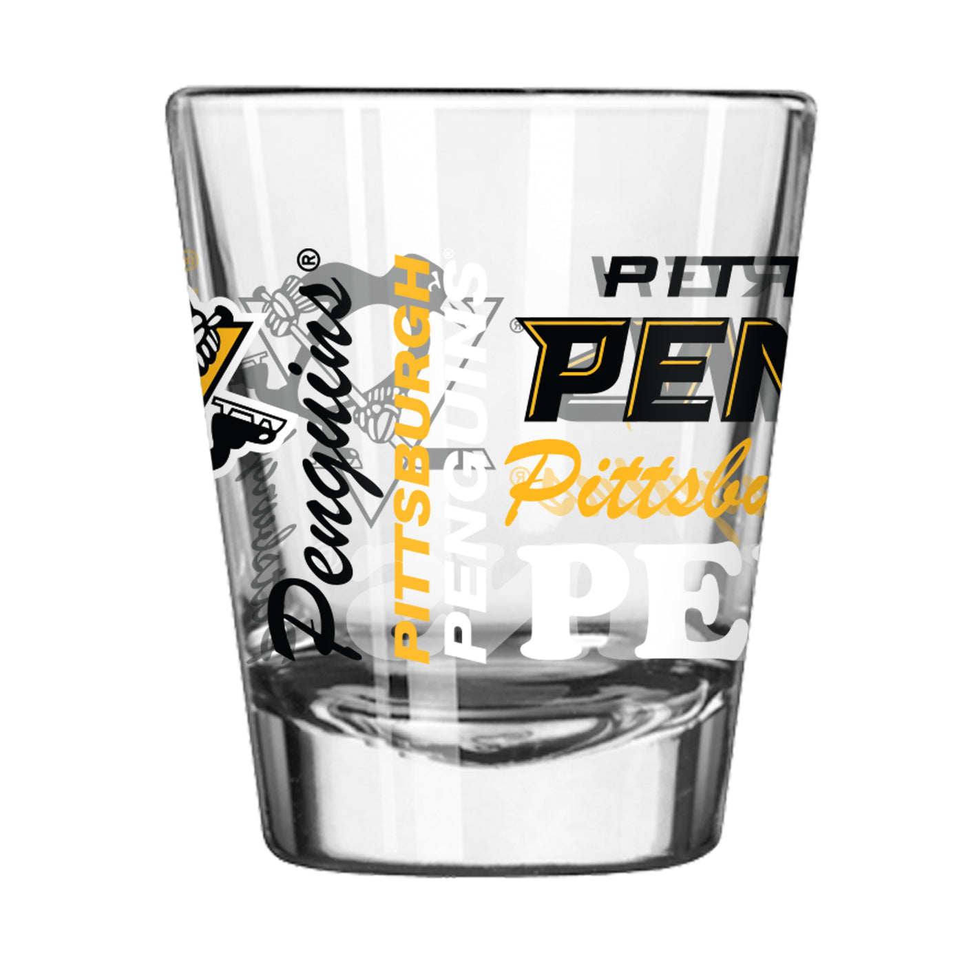 Pittsburgh Penguins 2oz Spirit Shot Glass
